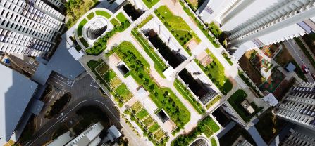 building from topview