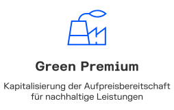 Green PremiumKapitalisierung der Aufpreisbereitschaft für nachhaltige Leistungen